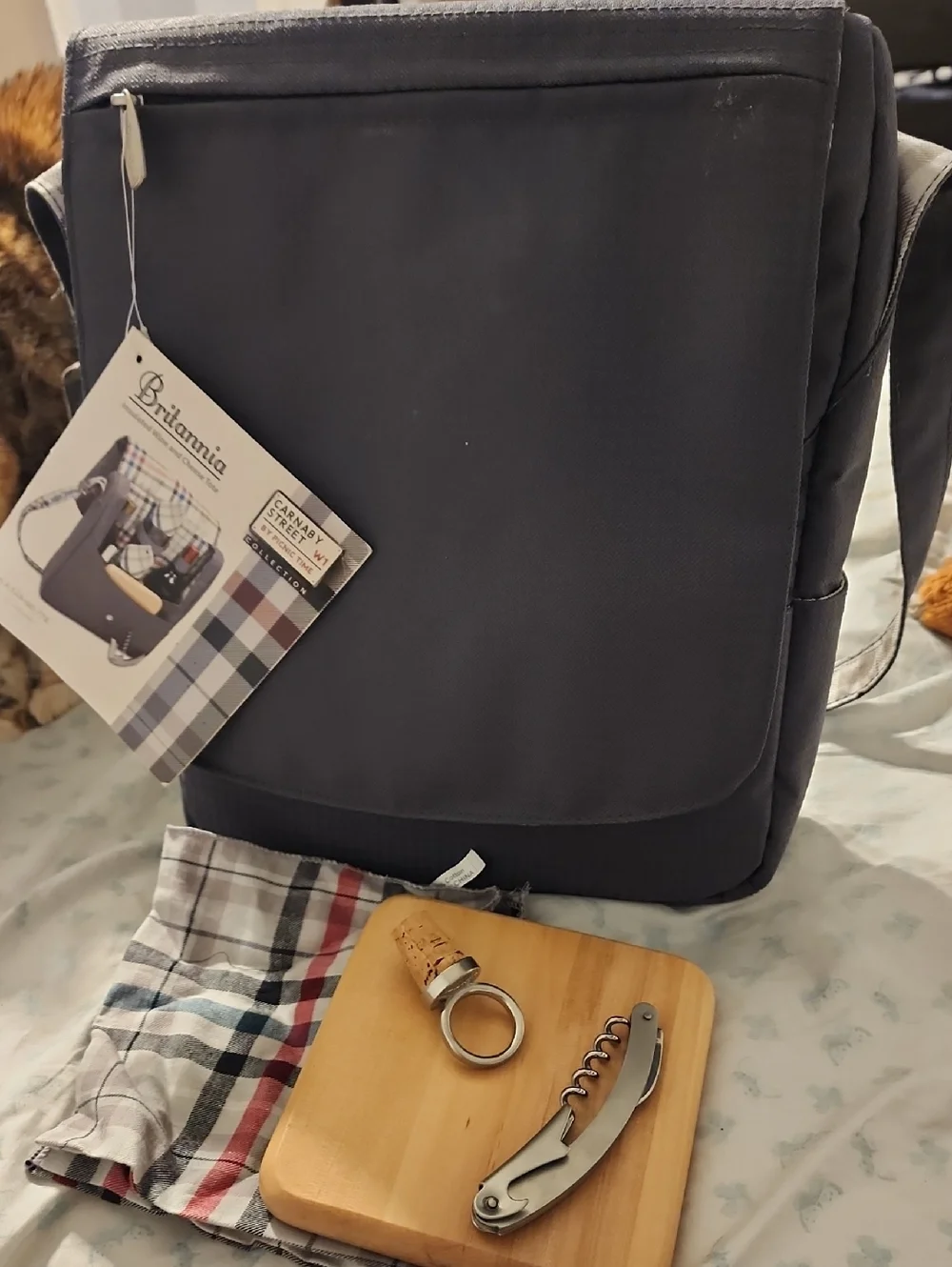 BNWT Picnic Cheese/wine Bag!